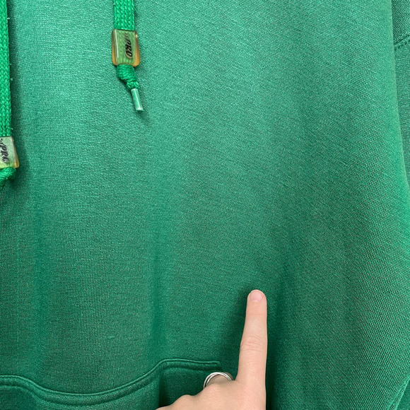 21 Pro USA High Quality Bright Green Hoodie Long Sleeve Pull Over Pocket XL - Picture 4 of 9
